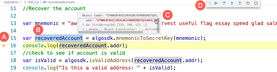 Using VS Code with JavaScript | Algorand Developer Portal