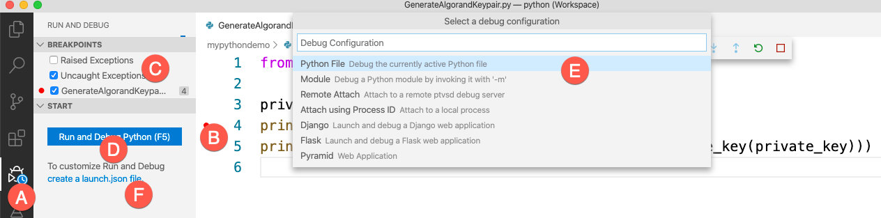 Using VS Code with Python | Algorand Developer Portal