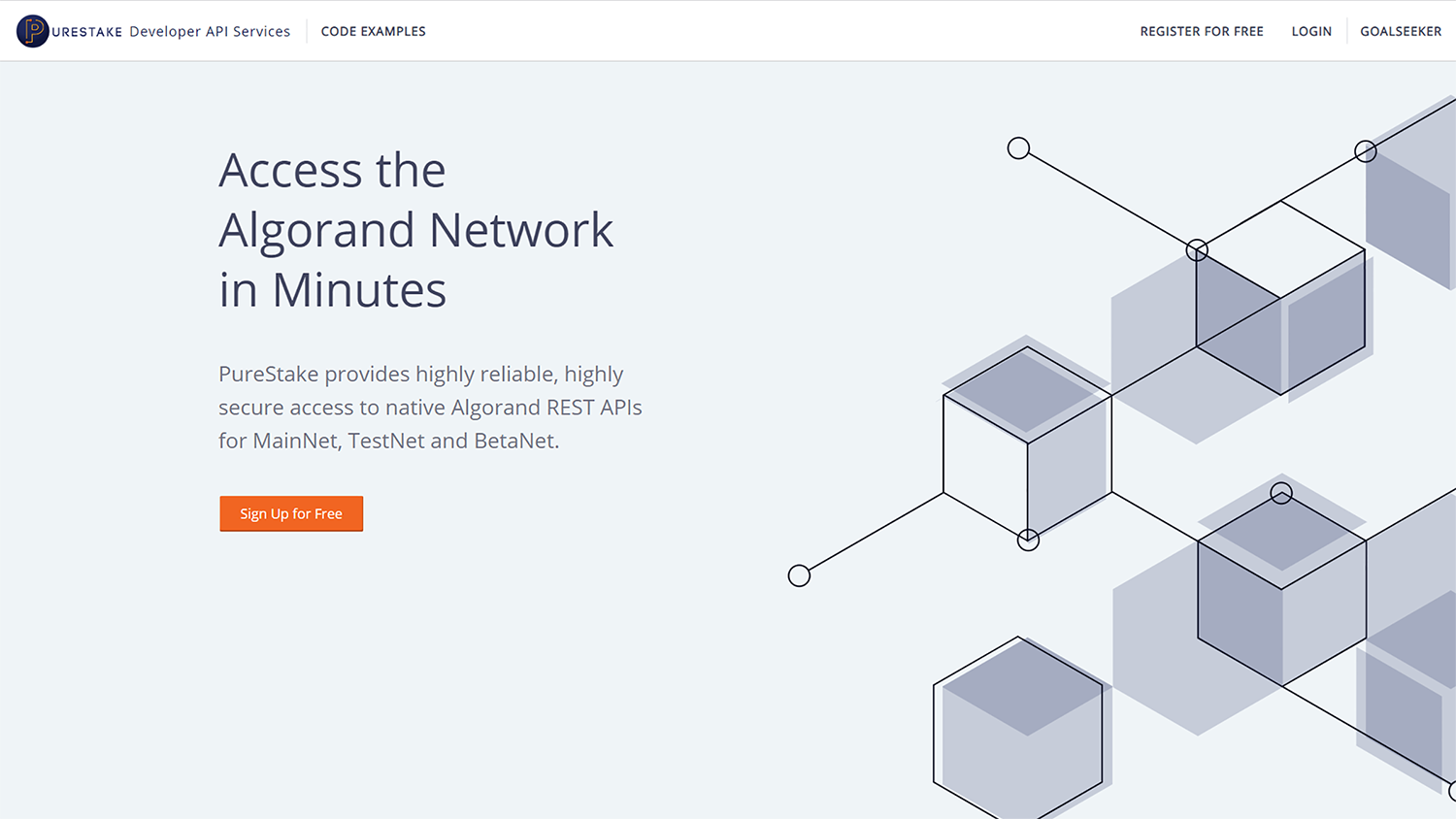 Getting Started with the PureStake API Service | Algorand Developer Portal